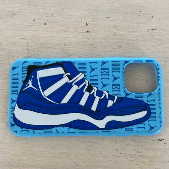 Air Jordan Blue Sneaker Mobile Phone Case Cover - Picture 1 of 9